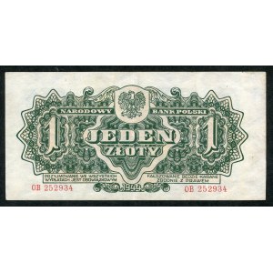 1 złoty 1944 ...owym - OB -