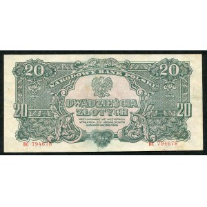 20 złotych 1944 ...owym - BC -