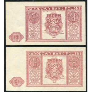 1 złoty 1946, dwa kolory