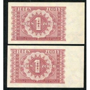 1 złoty 1946, dwa kolory