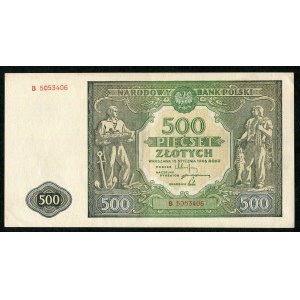 500 złotych 1946 - B -