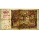 100 złotych 1934 ser. AS. oryginalny przedruk okupacyjny