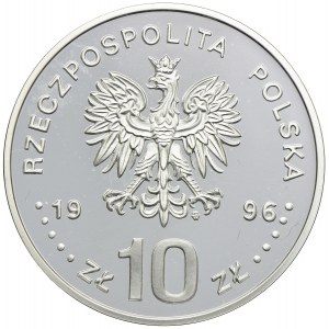 10 złotych 1996, Zygmunt II August (popiersie)