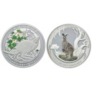 20 złotych 2013 Kangur + 1 dolar 2013 Kangur (2szt.)