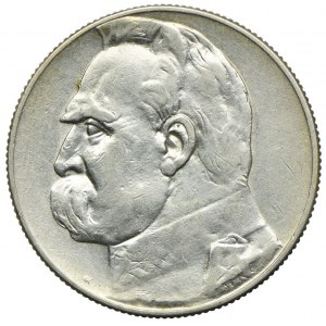 Zestaw II RP, 2, 5 złotych 1934-1938 Józef Piłsudski (6szt.)