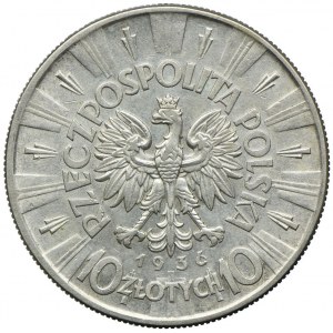 10 złotych 1936, Józef Piłsudski