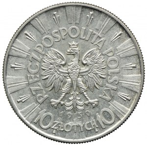 10 złotych 1939, Józef Piłsudski