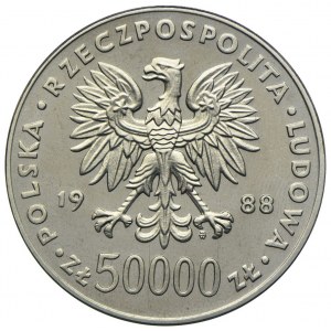 50.000 złotych 1988, Józef Piłsudski, PRÓBA NIKIEL