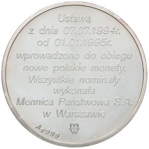 Polska, III RP, złotogrosz 1995, Warszawa