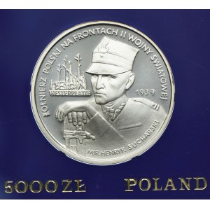 5000 złotych 1989, Henryk Sucharski-Żołnierz Polski na Frontach II Wojny