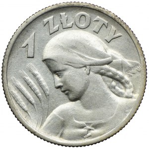 1 złoty 1925 Londyn, Kobieta i kłosy