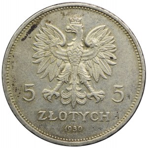 5 złotych 1930, Sztandar