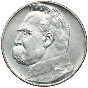 10 złotych 1939, Józef Piłsudski