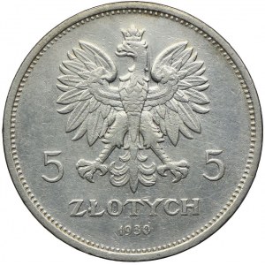 5 złotych 1930, Sztandar