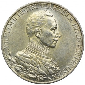 Niemcy, Prusy, 3 marki 1913, A