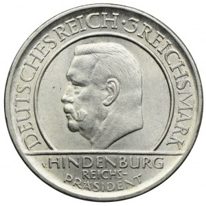Niemcy, Republika Weimarska, 3 marki 1929 F