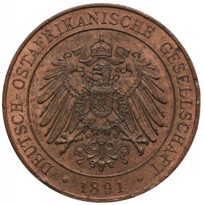 Niemiecka Afryka Wschodnia, 1 pesa 1891