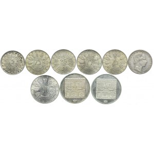 Austria, zestaw monet (9 szt.)