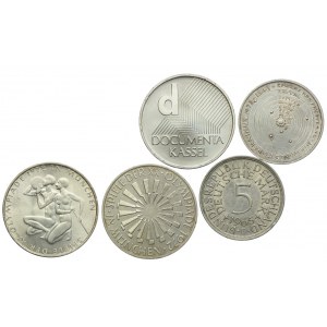 Niemcy, zestaw monet (5 szt.)