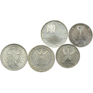 Niemcy, zestaw monet (5 szt.)