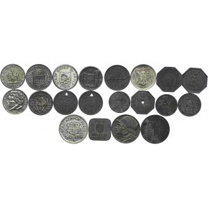 Niemcy, zestaw monet zastępczych (20 szt.)