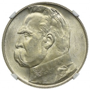 10 złotych 1939, Józef Piłsudski, NGC MS62