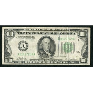 USA, banknot 100 dolarów 1934