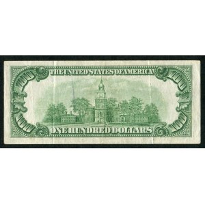 USA, banknot 100 dolarów 1934