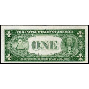 USA, banknot 1 dolar 1935, niebieska pieczęć, silver certificate