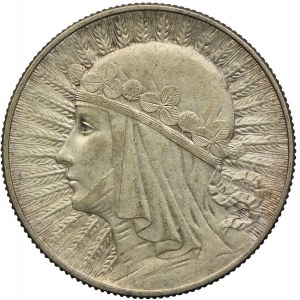 5 złotych 1934, Głowa Kobiety
