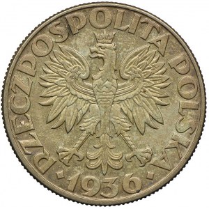 5 złotych 1936, Żaglowiec