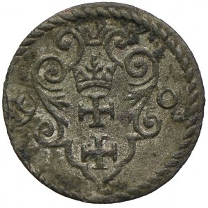 Zygmunt III Waza, denar 1590, Gdańsk
