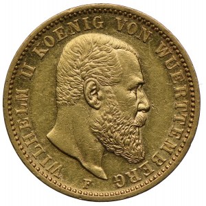 Niemcy, Wirtembergia, Wilhelm II, 20 marek 1897 F