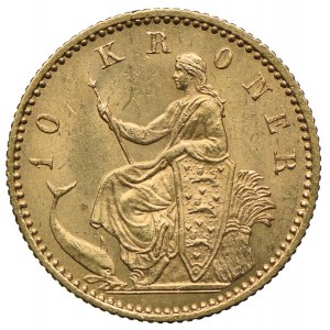Dania, Chrystian IX, 10 koron 1900