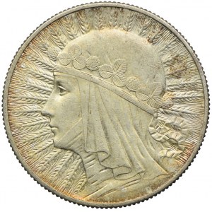 5 złotych 1932 bez znaku, Głowa Kobiety