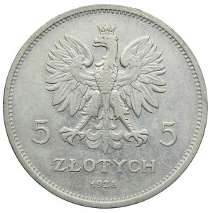 5 złotych 1928, Warszawa, Nike