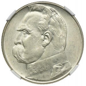 10 złotych 1936, Józef Piłsudski, NGC MS61