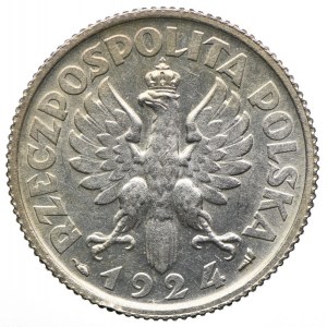 1 złoty 1924, Paryż, Kobieta i kłosy