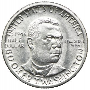 USA, 1/2 dolara 1946 Booker T. Washington