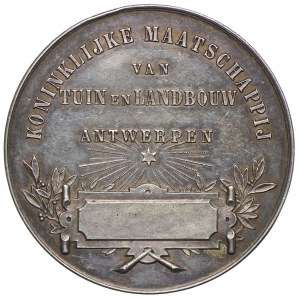 Belgia, medal nagrodowy, Królewskie Towarzystwo Ogrodnictwa i Rolnictwa Antwerpia