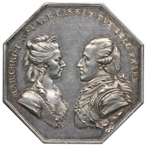 Austria, Maria Christina i Albrecht Kasimir, medal 1786