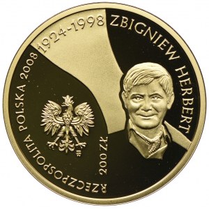 200 złotych 2008, Zbigniew Herbert