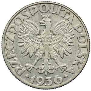 5 złotych 1936, Żaglowiec