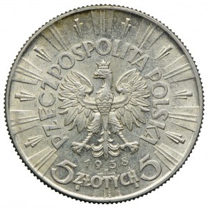 5 złotych 1938, Józef Piłsudski