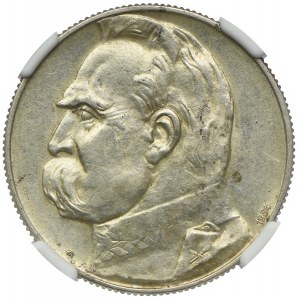 5 złotych 1934, Józef Piłsudski - Orzeł Strzelecki, NGC AU55