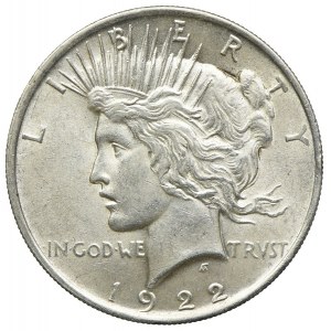 USA, 1 dolar 1922, Filadelfia