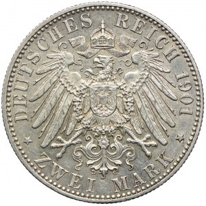 Niemcy, Prusy, 2 marki 1901, Berlin