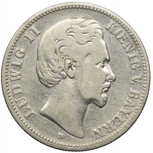 Niemcy, Bawaria, 2 marki 1876 D/Monachium
