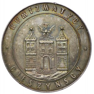 Medal - Cieszyńscy Numizmatycy 1970, srebro