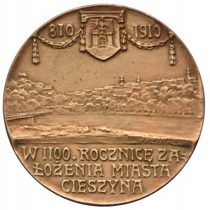 Medal, 1100-lecie założenia Cieszyna syg. J. RASZKA